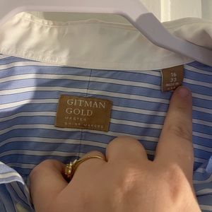GitmanGold Collard men’s dress shirt